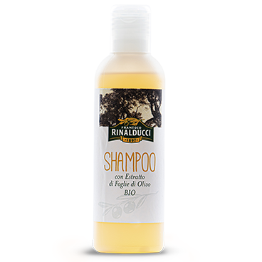 Shampoo con estratto di foglie di olivo Bio